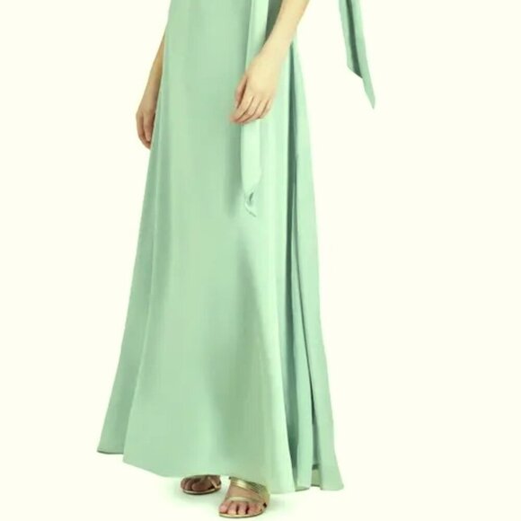 Sachin & Babi Jade Green Kayla Halter Gown - Picture 2 of 6